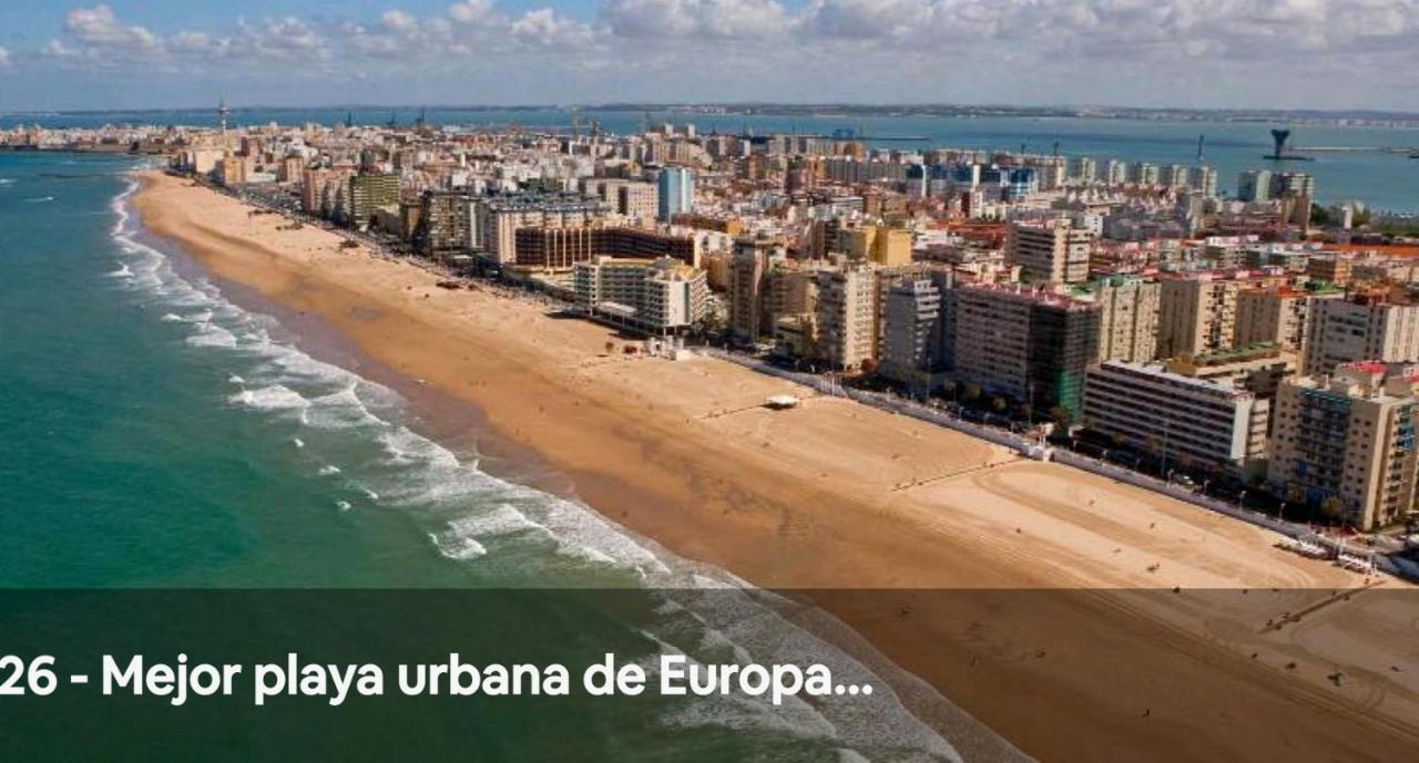 A 50 Metros De La Playa Lägenhet Cádiz Exteriör bild